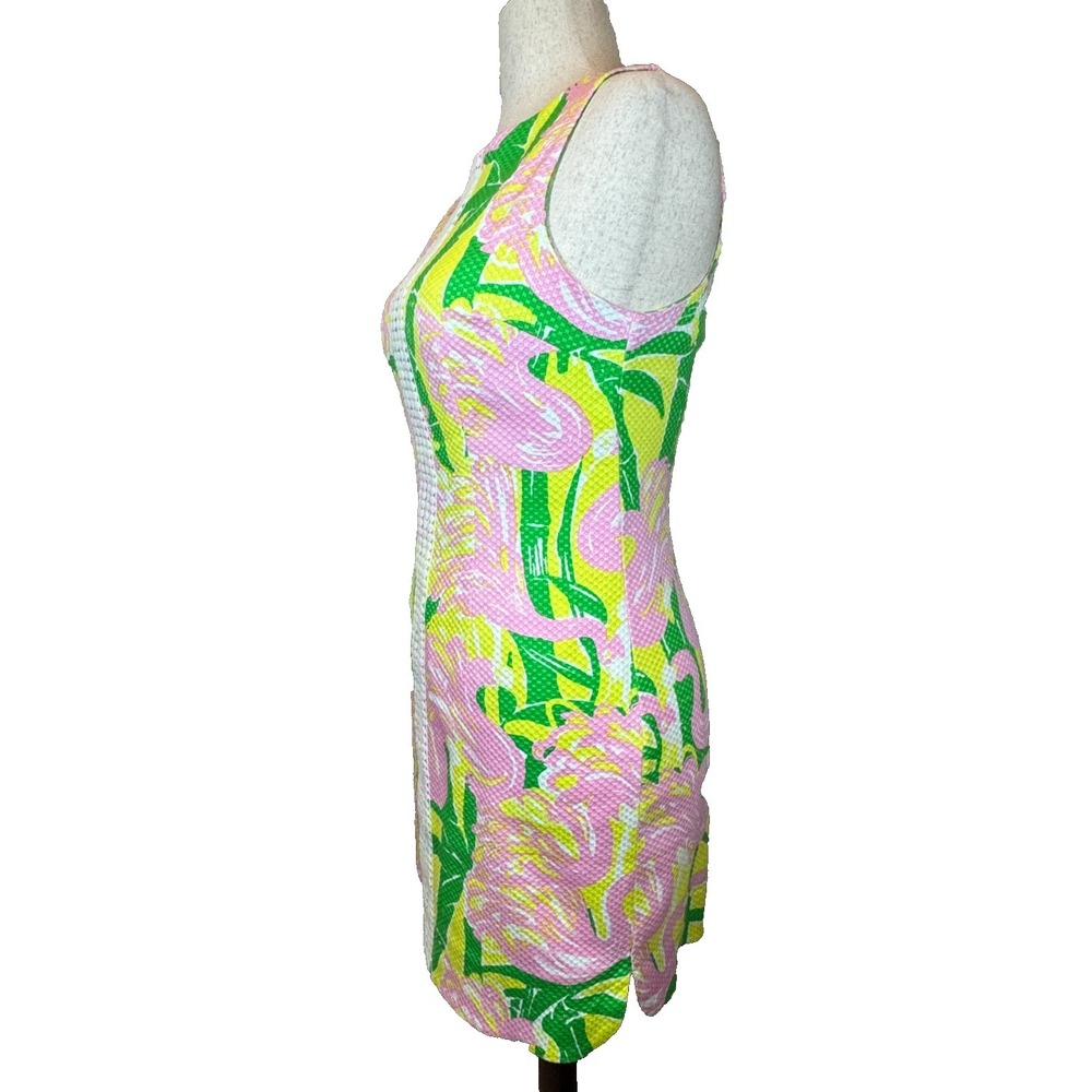 Lilly Pulitzer x Target 20th Anniversary Shift Dress 8 Pink Flamingo Fan Dance - Picture 4 of 11